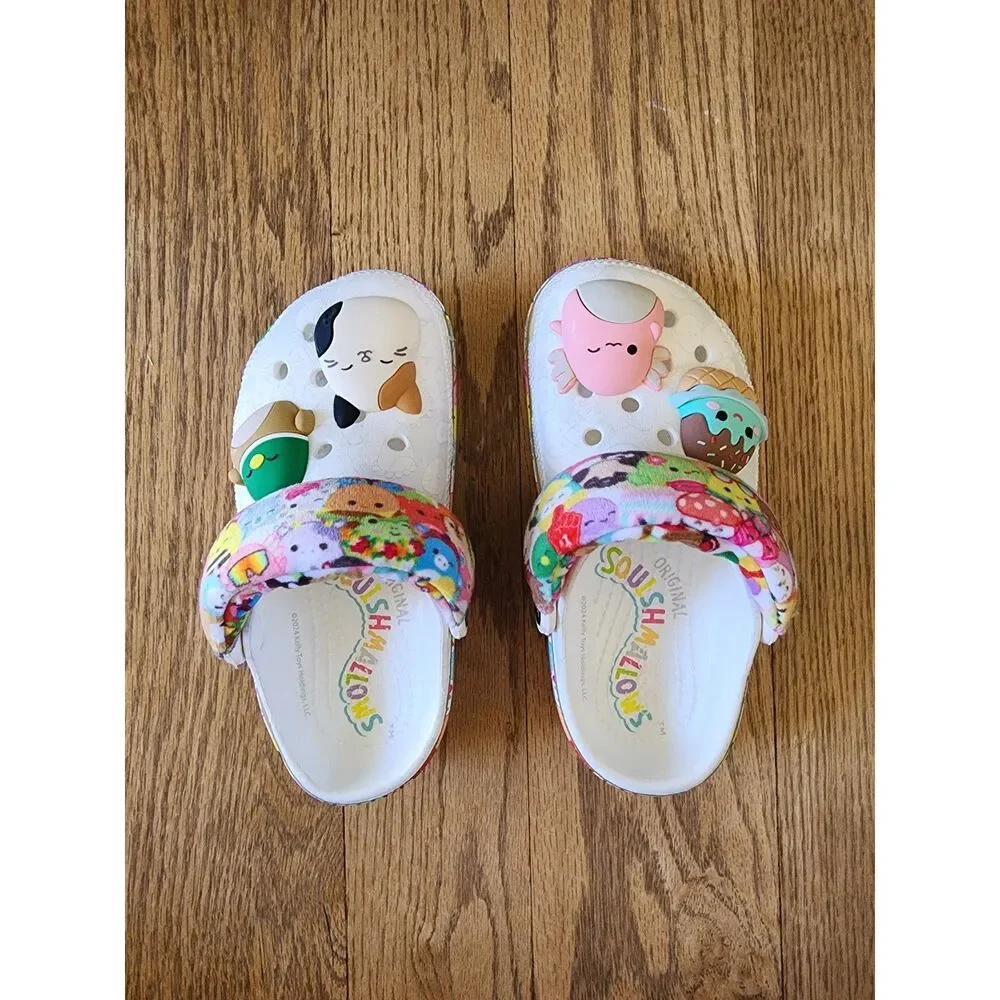 Crocs Kids 11 Squishmallows Classic Clog PS Girls Shoes VGUC